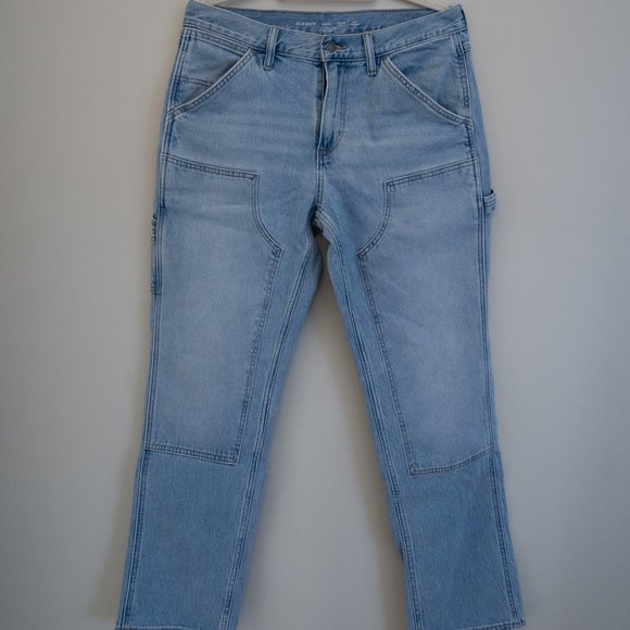 Old Navy 90’s Straight Built-In Flex Workwear Carpenter Jeans - Picture 4 of 7